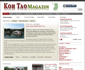 kohtao.ch: Koh Tao  – Tauchen lernen in Koh Tao Thailand Reise Informationen für die Ferien
Koh Tao Thailand – Die Insel Ko Tao gilt als bestes Tauchgebiet für Tauchkurse und Taucherausbildungen in Thailand. Das Koh Tao Magazin rät.