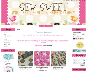 sewsweet.co.uk: sewsweet | wool felt | fabric & haberdashery | Buy sewsweet.co.uk
Sew Sweet have one of the largest Wool Felt selections there are available. From 65 gorgeous colours to choose from, we also stock Mary Arts, American crafts ribbons, brads, buttons and embellishments for all types of crafts.
www.sewsweet.co.uk