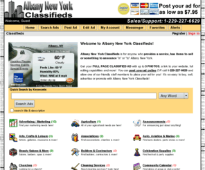 albanynyclassifieds.com: Albany New York Classifieds
Buy, Sell, Advertise or Promote with Albany New York Classifieds!