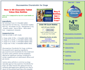 dog-glucosamine.com: Glucosamine Chondroitin for Dogs
Glucosamine Chondroitin for Dogs.