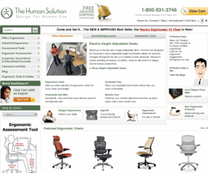 humansolution.net: Selling ergonomic chair, monitor arm, keyboard tray, computer desk, Humanscale, and other products
Selling ergonomic chair, monitor arm, keyboard tray, computer desk, Humanscale, and other products