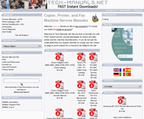 tech-manuals.net: Copier, Printer, Fax Service Manuals - Copier, Printer, Fax Service
Copier, Printer, Fax Service Manuals - Copier, Printer, Fax Service Manuals - INSTANT Downloads $14.99. All Brands, HP Canon, Xerox, Okidata, Lexmark, Brother... Copier, Printer, Fax Service Manuals - INSTANT Downloads...