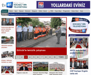 tv41.com.tr: TV41 - Kocaeli'nin Televizyonu
TV41'nin internet dünyasındaki yüzü, uluslararası ve yerel haberler, son dakika haberleri, basın, medya, güncel, spor, siyaset, ekonomi, magazin, sinema, kültür ve sanat, yaşam, astroloji, dünya, eğitim, sağlık, otomobil, hava durumu, yaşam, güncel, finans, blog, şans oyunları, video, TV rehberi, internet TV, yazar, tatil, anket, arşiv, ilan, çizerler, ombudsman TV41 Televizyonu'nin internet dünyasındaki yüzü, uluslararası ve yerel haberler, son dakika haberleri, basın, medya, güncel, spor, siyaset, ekonomi, magazin, sinema, kültür ve sanat, yaşam, astroloji, dünya, eğitim, sağlık, otomobil, hava durumu, yaşam, güncel, finans, blog, şans oyunları, video, TV rehberi, internet TV, yazar, tatil, anket, arşiv, ilan, çizerler, ombudsman. TV41 internet sitesi siyaset haberleri, siyaset, siyasi, olay, yönetim, seçim, gündem, Başbakan, Cumhurbaşkanı, parti, sandık, Türkiye, dünya