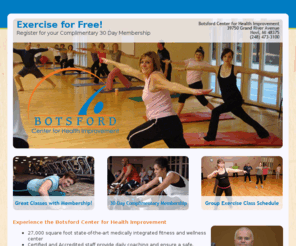 botsfordwellness.com: Botsford Center for Health Improvement (BCHI)
Achieve Your Personal Best at the Botsford Center for Health Improvement BCHI medical fitness center. 
