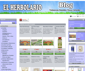 el-herbolario.es: El Herbolario - Producots naturales,ecologicos,aceites esenciales, flores de bach, para celiacos - EL HERBOLARIO - Tienda Online
El herbolario, tienda, online,on-line, con cientos de productos naurales, ecologicos,para celiacos,ofertas,gastos envio gratuitos, inormacion,blog,foro,jaleas,aceites,chitosan,cremas,defensas,cuidados infantiles