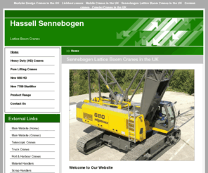 foundationcranes.com: Sennebogen Lattice Boom Cranes in UK : Hassell Sennebogen
Sennebogen lattice boom cranes in the UK are true quality cranes so E H Hassell and Sons proudly offer the full range including crawlers and pure lifters. 