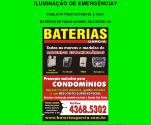 iluminacaodeemergencia.com: ..:: Iluminação de Emergência ::.. Baterias para Iluminação de Emergência de todas as Marcas
