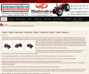 traktorsatilik.com: Satılık Traktör, Mahindra Traktörleri, Satılık Traktörleri, Satılık Traktör Sakarya
Satılık Traktör, İkinci El Traktör, Mahindra Traktörleri Bayisi, Nusret Birincioğlu