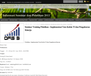 agendastore.com: Informasi Seminar | Pelatihan | Jadwal Seminar 2010
publikasi, acara, kegiatan, info acara, jadwal, acara, promosi, acara, kegiatan, agenda acara, publikasi seminar, olah raga, seni, pameran, event, reuni, pelatihan, kegiatan, pengumuman