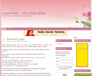 akupastibisa.com: Insya Allah Aku Pasti Bisa
Aku Pasti Bisa