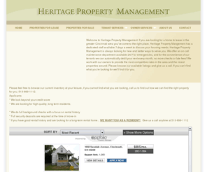 Madison Property Management on Property Management   Properties For Leaseheritage Property Management
