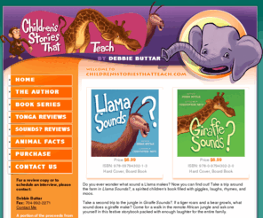 deborahlynnbuttar.info: Children's Stories That Teach - Tonga, Llama Sounds, Giraffe Sounds
Wonderful new Children's Book Follows a Young Elephant's Discovery of Her New Home - ONly to Find out Everything is not as it seems.
