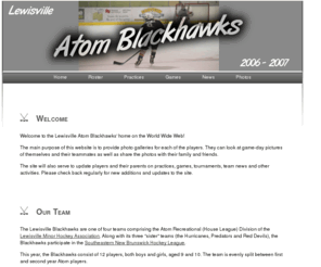 lewisvilleblackhawks.com: Lewisville Atom Blackhawks 2006-2007
Lewisville Atom Blackhawks 2006-2007