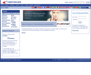 computerlinks.at: COMPUTERLINKS AT Homepage
COMPUTERLINKS is a leading distributor of IT security and Internet technology solutions.