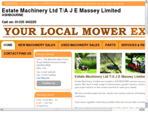 estatemachinery.co.uk: J E Massey
J E Massey Limited is located in ASHBOURNE offering a range of lawnmower products and related services. We aim to provide a quality lawnmower service to our customers in the area.