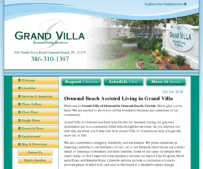 ormondbeachseniorliving.com: Assisted Living Ormond Beach - Grand Villa of Ormond Beach - Ormond Beach, FL 32174
Grand Villa of Ormond Beach is dedicated to integrity, reliability and excellence - we provide quality Ormond Beach assisted living.