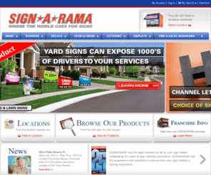 signarama-wilkes-barre.com: Design a Sign | Vinyl Banners | Custom Signs | Decals | Vinyl Graphics - ShopSignARama.com
shopSIGNARAMA offers custom signs, yard signs, vinyl graphics, vinyl banners, decals, vinyl lettering, trade show displays, banner stands and more for all your signage needs.    