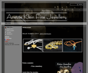 anette-klein-fine-jewellery.com: Anette Klein Fine Jewellery - Willkommen
Feine Juwelen Fine Jewellery