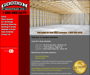 arenas, hay sheds, cattle shelters, barns and more.Goodon buildings 