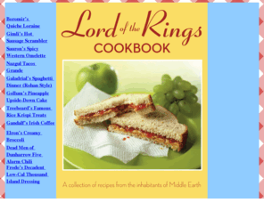 lotrcookbook.com: Cookin for the Cracks of Doom!!!;)
