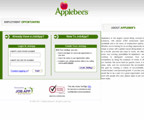 myapplebeesjob.com: Applebee's | Employment Opportunities