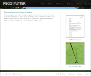 oneputtputter.com: Pegg Putter - Home
