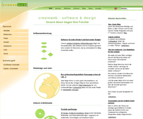 createweb.de: Unsere Ideen tragen Ihre Früchte
Softwarelösungen für den alltäglichen Einsatz