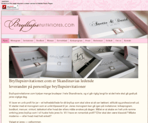 bryllupsinvitationer.com: Bryllupsinvitasjoner.com
