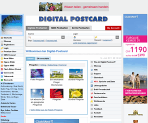 digital-postcard.ch: Digital Postcard: Die schönsten Grusskarten aus der Schweiz
Kostenlos digitale Postkarten verschicken. Über 6500 Grusskarten zum Geburtstag, Ostern, Muttertag und weiteren Anlässen. Auch Versand eigener Bilder möglich!