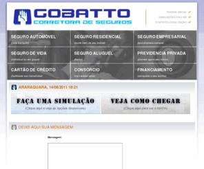 gobatto.com: GOBATTO - Corretora de Seguros - Araraquara, 11/04/2011 19:37
