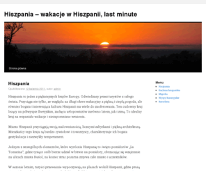 hiszpania24.info: Hiszpania - wakacje w Hiszpanii
