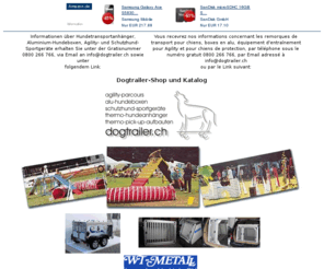 hundeboxen.net: Hundeboxen, Hundeanhnger. Agility- und Schutzhundezubehr
Alles fr den sicheren Hundetransport. Agility-Parcours und Sportgerte fr den Schutzhundesport