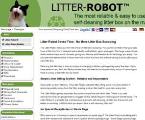 litter-robot.eu: Automatic Self Cleaning Litter Box Litter-Robot
Litter-Robot is the automated self-cleaning cat litter-box that really works. Die selbstreinigende Katzentoilette, die wirklich funktioniert