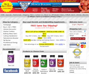 stacklabs.com: Legal Steroids Online | Best Legal Bodybuilding Muscle Supplements that Work – Stacklabs.com
Buy Legal Steroids for Sale and Discount Legal Bodybuilding Muscle Supplements Online at our Legal Steroids Shop. Attain your Bodybuilding Goals Now!