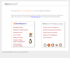 canarywharfoffices.net: The domain DOMAIN is registered by NetNames
