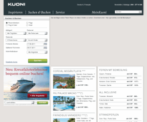 kuoni.ch: Ferien mit Kuoni Reisen - Hotel, Flug, Pauschalreisen.
Jetzt Ferien planen mit dem innovativen Reisefinder und die Reise bequem online buchen.  Hier stilvolle Hotels, Flüge & Pauschalreisen entdecken.