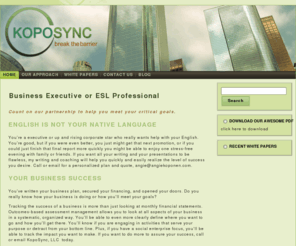 koposync.com: Angie Koponen >  Home
Professional Consulting information and services by Angie Koponen, M.A. (PhD ABD)