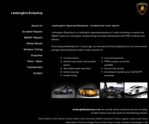 lamborghinibodyshop.com: Lamborghini Crash Repairs: bodyshop and crash repairs for Lamborghini
Lamborghini Crash Repairs: vehicle bodyshop, accident repairs & crash repairs for Lamborghini, accident management & fleet maintenance as well as Lamborghini finance, vehicle leasing & contract hire.