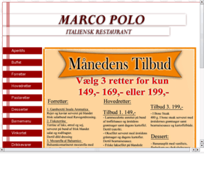 marcopolo-silkeborg.dk: MARCO POLO, ITALIENSK RESTAURANT.
Restaurant Marco Polo i Silkeborg.
