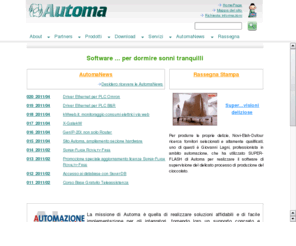 borali.com: Automa: sviluppo software SCADA HMI MES, raccolta dati, gestione produzione, manutenzione
Software per l'automazione industriale e il controllo di processo. Sistemi informatici per la gestione della produzione e la rintracciabilità. Soluzioni per l'integrazione verticale e orizzontale