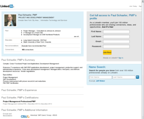 controlpage.com: Paul Schaefer, PMP  | LinkedIn
View Paul Schaefer, PMP's professional profile on LinkedIn.  LinkedIn is the world's largest business network, helping professionals like Paul Schaefer, PMP discover inside connections to recommended job candidates, industry experts, and business partners.