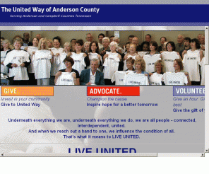 unitedwayandersoncounty.org: United Way of Anderson County Serving Anderson and Campbell Counties Tennessee >  Home
