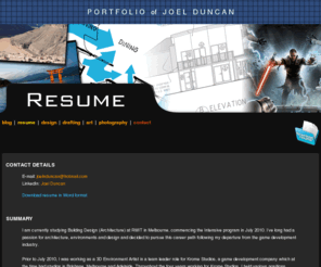 joelnduncan.com: Joel Duncan - Portfolio
