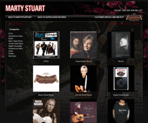 martystuartstore.com: Marty Stuart Store
Marty Stuart Store  - Books,Marty Stuart Music,Photos,Connie Smith Music,Sale items,Produced by Marty Stuart,Digital Downloads,DVDs,Superlatives Music,