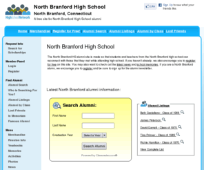 northbranfordhighschool.org: North Branford High School
North Branford High School is a high school website for North Branford alumni. North Branford High provides school news, reunion and graduation information, alumni listings and more for former students and faculty of North Branford High in North Branford, Connecticut