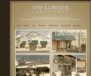 thecornerinsantaynez.com: The Corner in Santa Ynez: Home
The Corner in Santa Ynez, California: Shopping and Dining at Edison and Sagunto