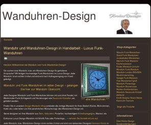 wanduhr-design.de: Wanduhren-Design, Funk-Wanduhr in Handarbeit - Luxus Funk-Wanduhren
Wanduhren-Design, Funk-Wanduhr und Großuhr im Luxus-Design! Jede Wanduhr ist exklusive Designer Handarbeit. Wir designen alle Wanduhren individuell und liefern gerne auch als Funk-Wanduhr.