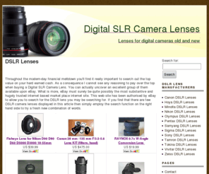 digital-camera-lenses.co.uk: Digital Camera Lenses
 