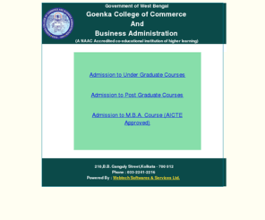 goenkacollegeadmissions.com: Welcome to Online Admission: Goenka College of Commerce And Business Administration
