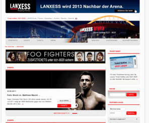 koelnarena-tickets.net: LANXESS arena : Startseite
Sport,Entertainment,Konzert,KEC,Vfl Gummersbach,Veranstaltungen,Events,Köln